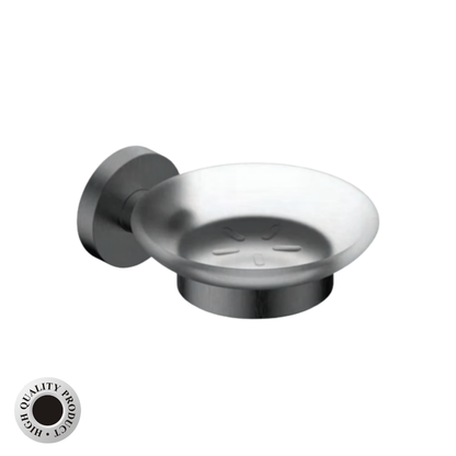 Coloseo Series 6pcs Set - Bathroom Accessories (Gunmetal / Matte Gold) by TUSCANI | Souqify