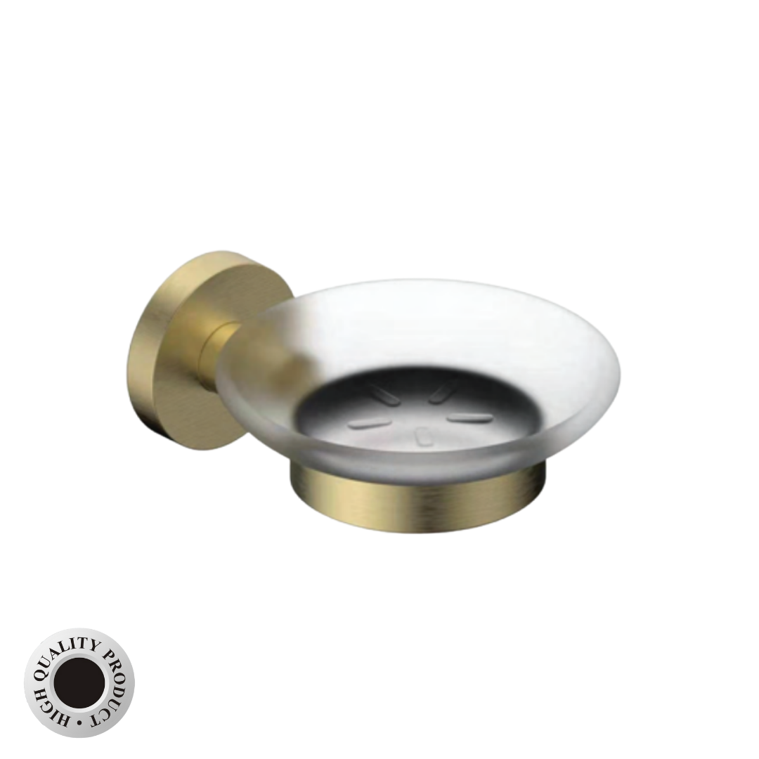 Coloseo Series 6pcs Set - Bathroom Accessories (Gunmetal / Matte Gold) by TUSCANI | Souqify