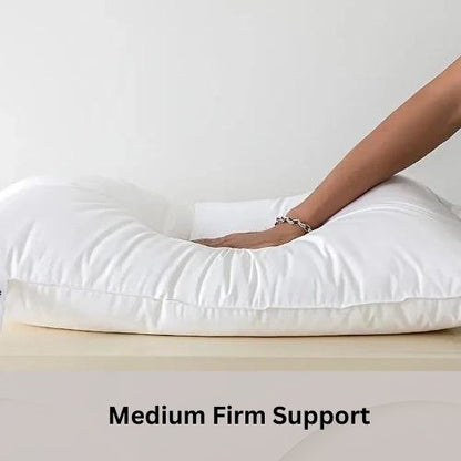 Comfortable 2 Piece Set Soft Fine Medium Firm pillow. by 5 | Souqify