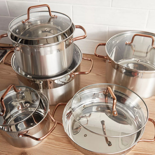Khobar 10-Piece Stainless Steel Cookware Set