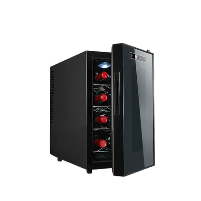 COOLBABY Chic Elegance: Luxury Style Wine Cabinet with Smart Cooling
