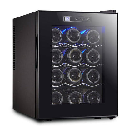COOLBABY Small Wine cabinet,Mini Constant Temperature Wine Cabinet, 8 Bottle Capacity, Digital Control