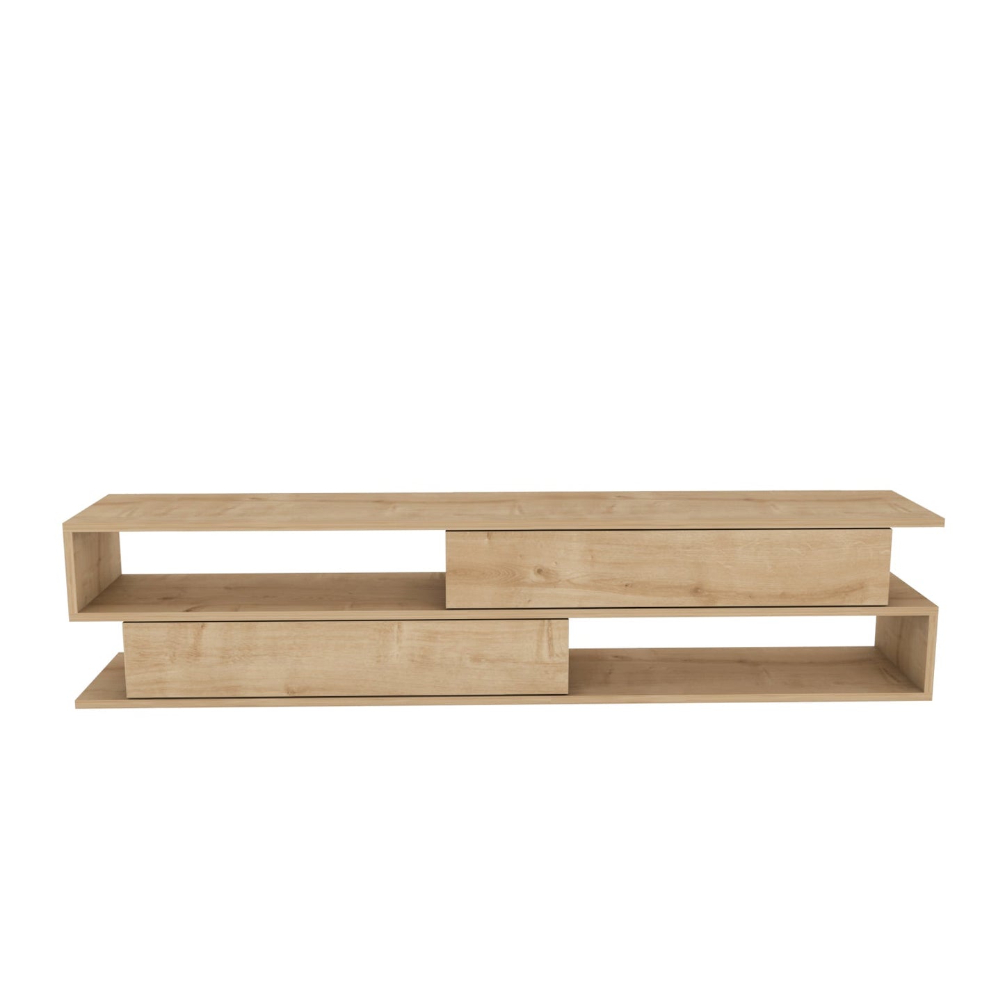 Cortez TV Unit Oak by DECOROTIKA | Souqify