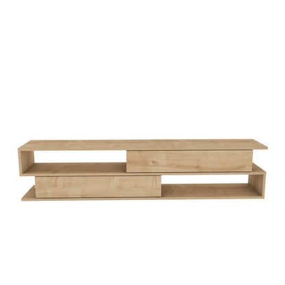 Cortez TV Unit Oak by DECOROTIKA | Souqify