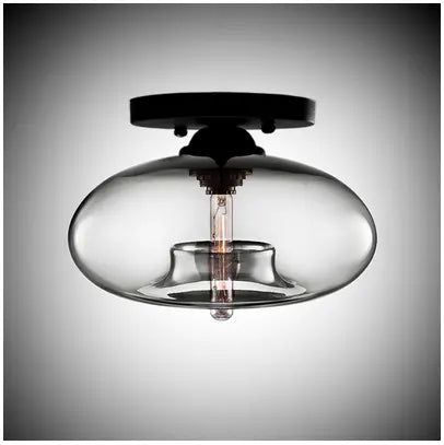 Creative Art Glass Ceiling Lamp Foyer Entrance Aisle Lighting Corridor Balcony Kitchen and Bathroom Lamps by Zhongsan | Souqify