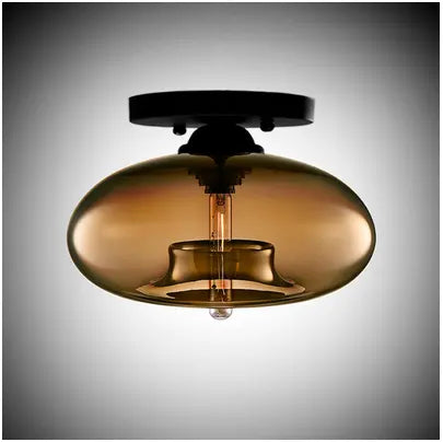 Creative Art Glass Ceiling Lamp Foyer Entrance Aisle Lighting Corridor Balcony Kitchen and Bathroom Lamps by Zhongsan | Souqify