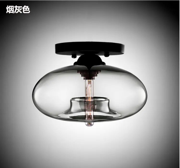 Creative Art Glass Ceiling Lamp Foyer Entrance Aisle Lighting Corridor Balcony Kitchen and Bathroom Lamps by Zhongsan | Souqify
