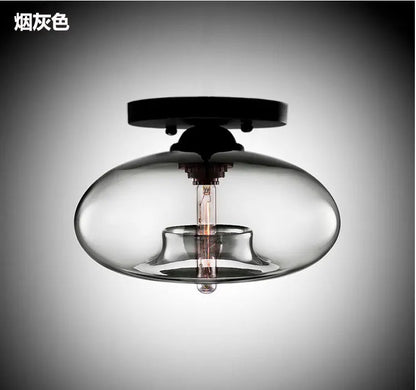 Creative Art Glass Ceiling Lamp Foyer Entrance Aisle Lighting Corridor Balcony Kitchen and Bathroom Lamps by Zhongsan | Souqify