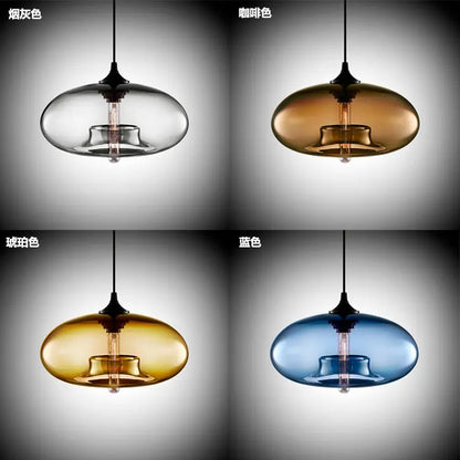 Creative Art Glass Ceiling Lamp Foyer Entrance Aisle Lighting Corridor Balcony Kitchen and Bathroom Lamps by Zhongsan | Souqify