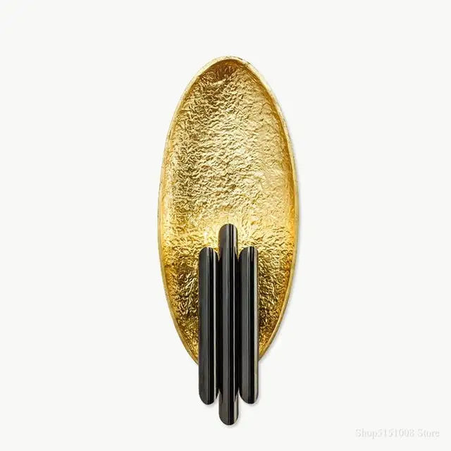 Creative Gold/Silver Body Wall Lamp Living room indoor Lighting Bedroom Bedside Lamps Hotel Aisle wall light fixture Metal Pipe by Zhongsan | Souqify