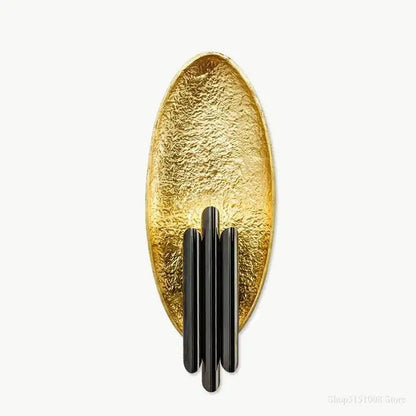 Creative Gold/Silver Body Wall Lamp Living room indoor Lighting Bedroom Bedside Lamps Hotel Aisle wall light fixture Metal Pipe by Zhongsan | Souqify