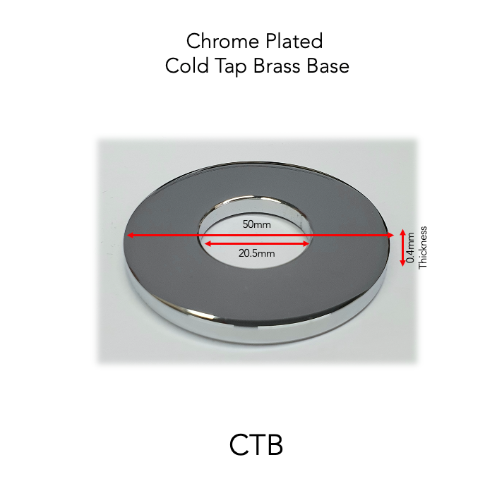 CTB - Chrome Plated Cold Tap Brass Base by TUSCANI | Souqify