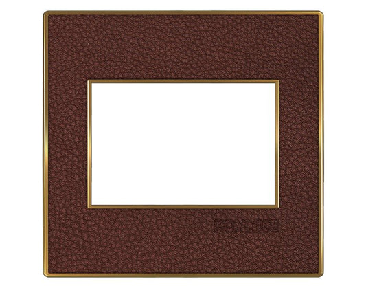 Dark Brown Leather Electric Wall Cover by Konnice | Souqify