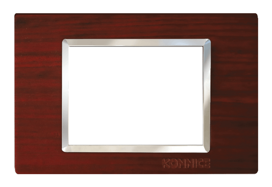 Dark Brown Wood Electric Wall Cover by Konnice | Souqify