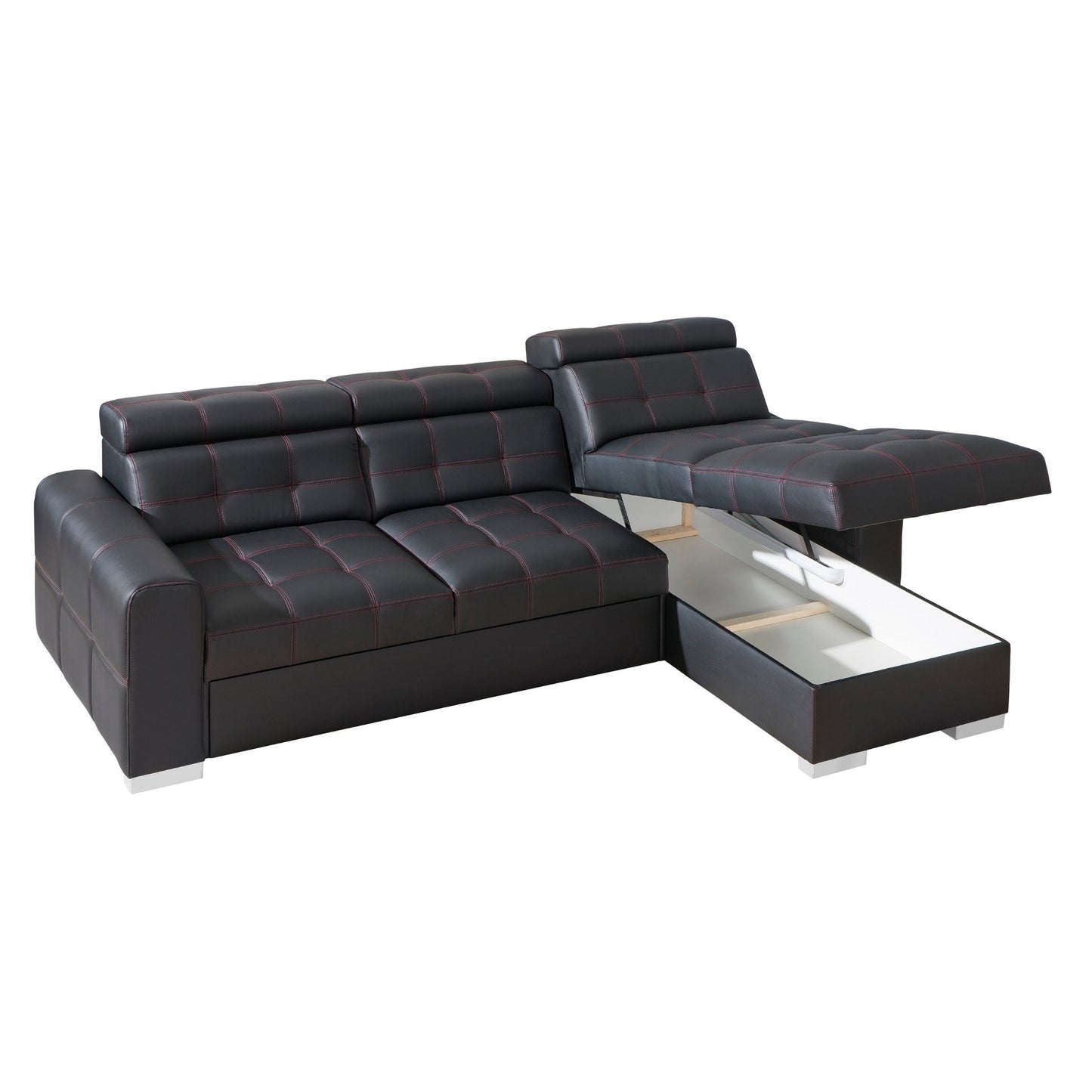 IZZY Medium Modern Corner Sofa Bed | 2700mm X 1670mm | Many upholstery materials |