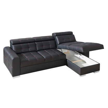 IZZY Medium Modern Corner Sofa Bed | 2700mm X 1670mm | Many upholstery materials |
