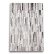 DEKOLAND - Stripes Rug Silver-Grey-White Home Interior Decor by Dinkids Furniture Trading L.L.C. | Souqify