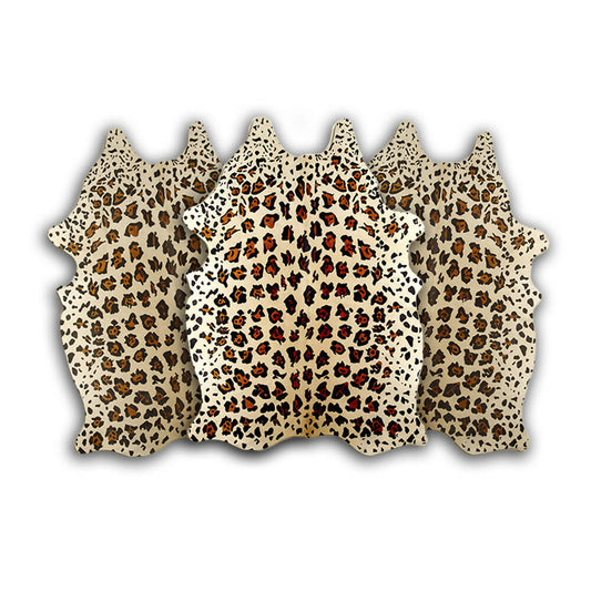 DEKOLAND - Wild Cat on Beige Cowhide Home Interior Decor by Dinkids Furniture Trading L.L.C. | Souqify