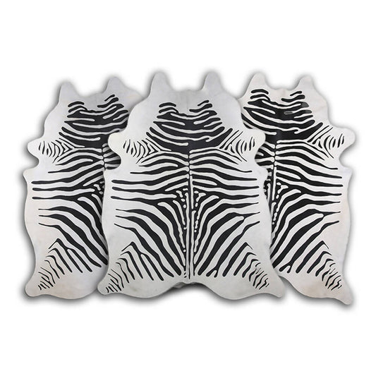 DEKOLAND - Zebra Origins on White Cowhide Home Interior Decor by Dinkids Furniture Trading L.L.C. | Souqify