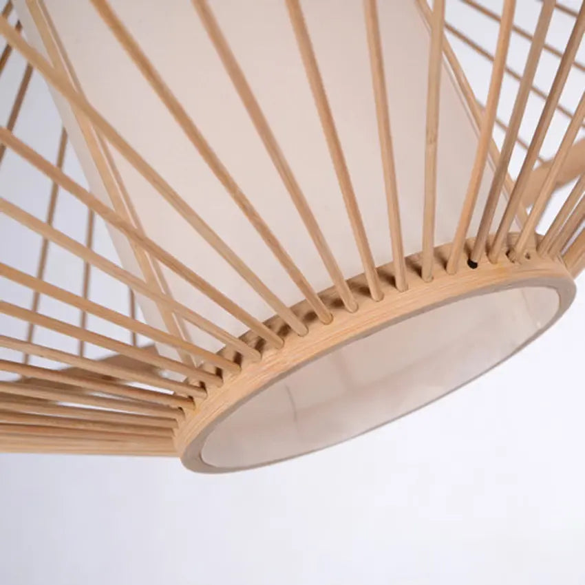 Dia 50cm Hand knitting Bamboo Pendant Lamp light Fixture Japan style Tatami Hanging Lamp for Dining Room Restaurant tea room by Zhongsan | Souqify