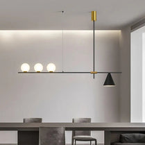 Dining room chandeliers Nordic style creative dining table pendant light modern personality simple magic beans long bar lamps by Zhongsan | Souqify