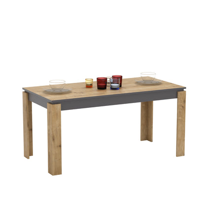 Dining Table Manhattan - Oak-MN63DT01 Oak
Dark Grey 175 X 85 X 9 by DECOROTIKA | Souqify