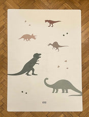 Dino World Big rubber mat