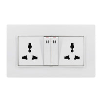 Double ELectric Socket with Wall Switch by Konnice | Souqify