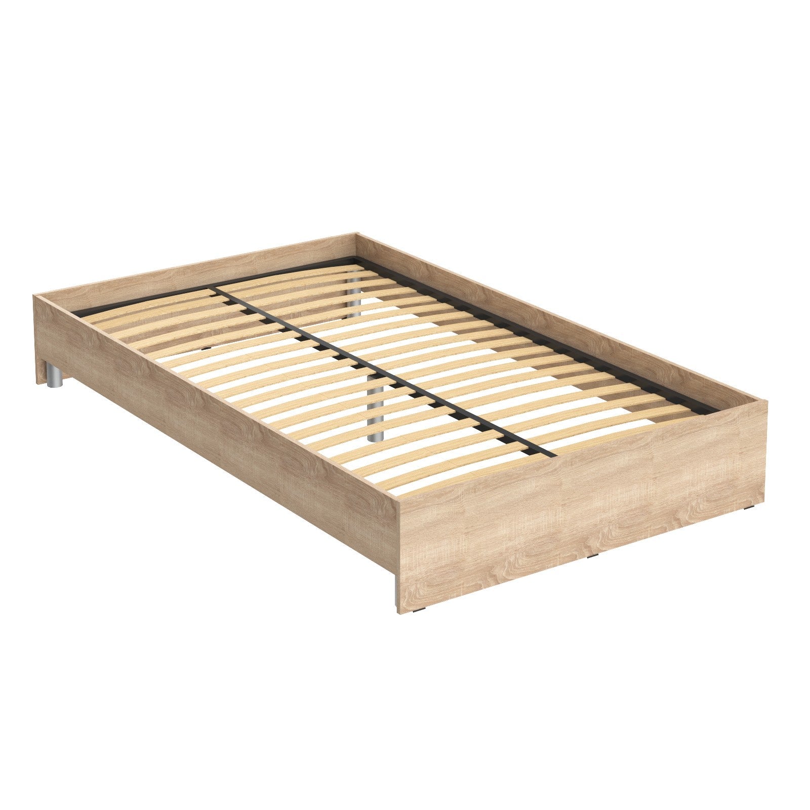 DOUBLE-SIZED BED, MADE IN E1 LAMINATE CHIPBOARD by Treejar | Souqify