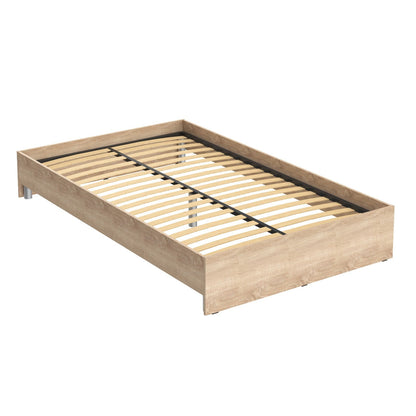 DOUBLE-SIZED BED, MADE IN E1 LAMINATE CHIPBOARD by Treejar | Souqify