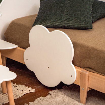 Dreamy Clouds: Toddler Wooden Floor Bed with Cloud Theme by Home Decor | Souqify