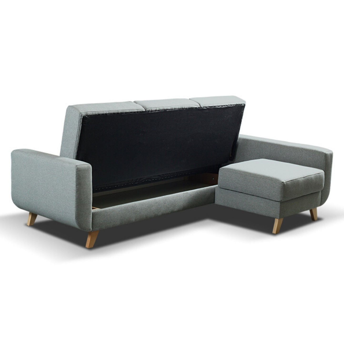 ALFRED Small Unique Corner Sofa Bed | 2280mm X 1500mm | Many upholstery materials