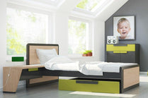 Modern Youth Room Bed 120 - WOW | laminated chipboard