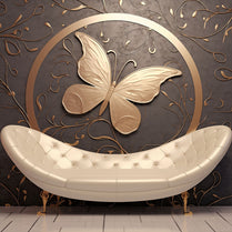 Elegant Metal Butterfly Wall Art by MANSIO | Souqify