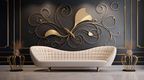 Elegant Metal Butterfly Wall Art by MANSIO | Souqify