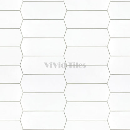 Elongated White PVC Composite Tile WJS-524 by Vivid Tiles | Souqify