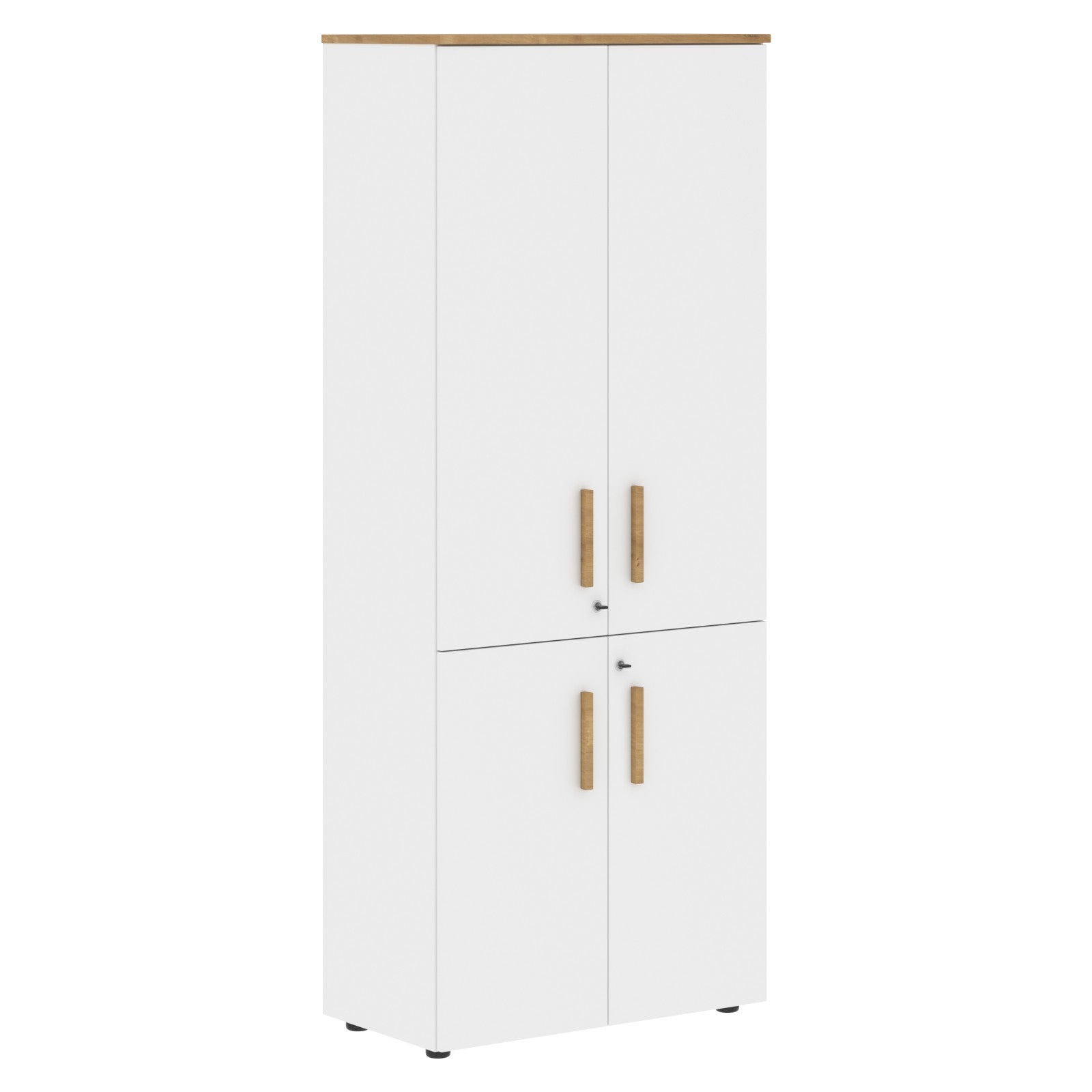 EXECUTIVE FULL HEIGHT CABINET, MADE IN E1 LAMINATE CHIPBOARD, WITH WOODEN SWING DOORS by Treejar | Souqify