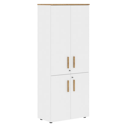 EXECUTIVE FULL HEIGHT CABINET, MADE IN E1 LAMINATE CHIPBOARD, WITH WOODEN SWING DOORS by Treejar | Souqify
