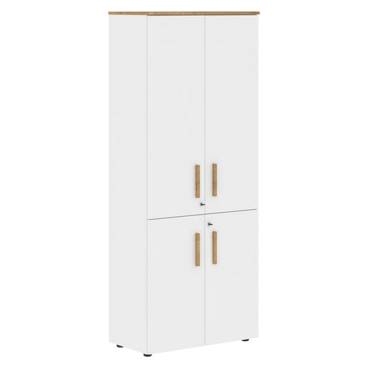 EXECUTIVE FULL HEIGHT CABINET, MADE IN E1 LAMINATE CHIPBOARD, WITH WOODEN SWING DOORS by Treejar | Souqify