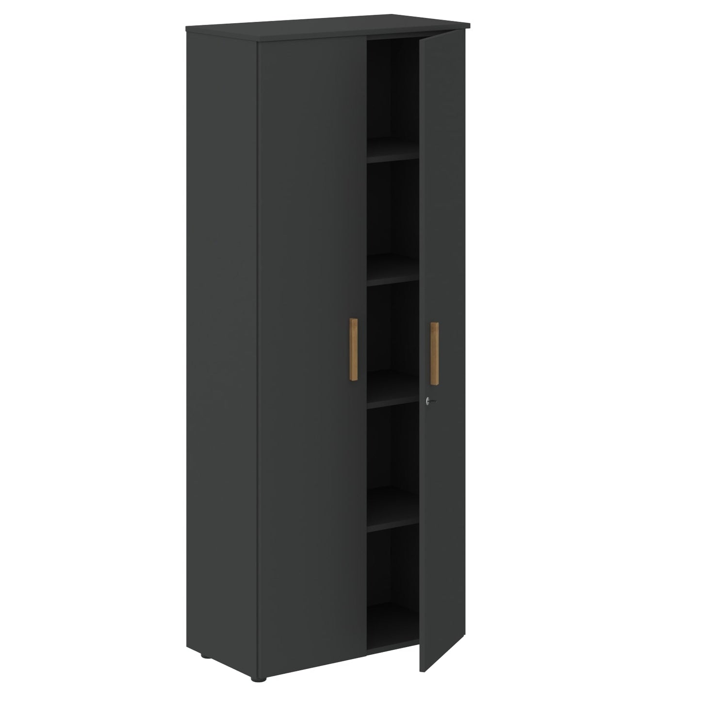 EXECUTIVE FULL HEIGHT CABINET, MADE IN E1 LAMINATE CHIPBOARD, WITH WOODEN SWING DOORS by Treejar | Souqify