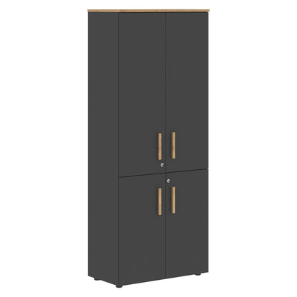 EXECUTIVE FULL HEIGHT CABINET, MADE IN E1 LAMINATE CHIPBOARD, WITH WOODEN SWING DOORS by Treejar | Souqify