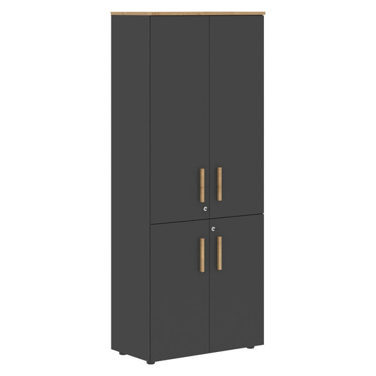 EXECUTIVE FULL HEIGHT CABINET, MADE IN E1 LAMINATE CHIPBOARD, WITH WOODEN SWING DOORS by Treejar | Souqify