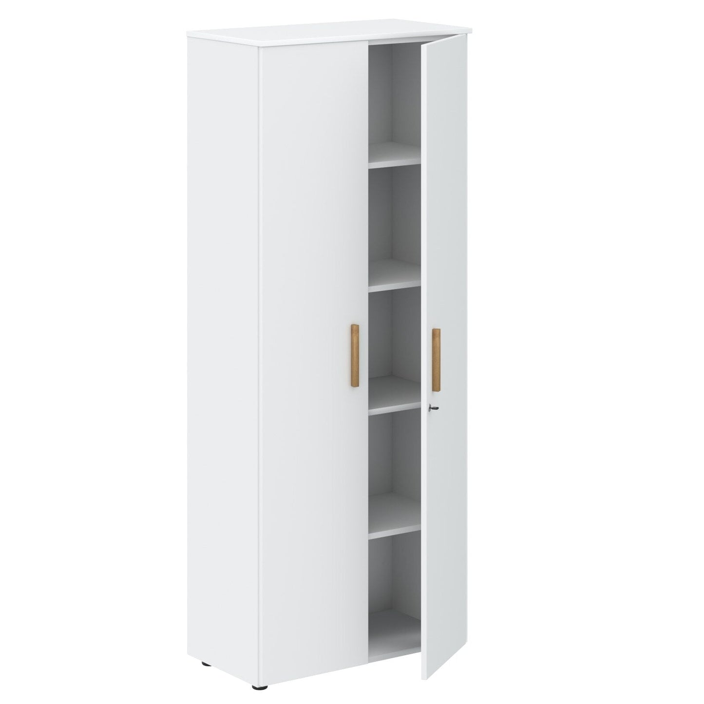 EXECUTIVE FULL HEIGHT CABINET, MADE IN E1 LAMINATE CHIPBOARD, WITH WOODEN SWING DOORS by Treejar | Souqify