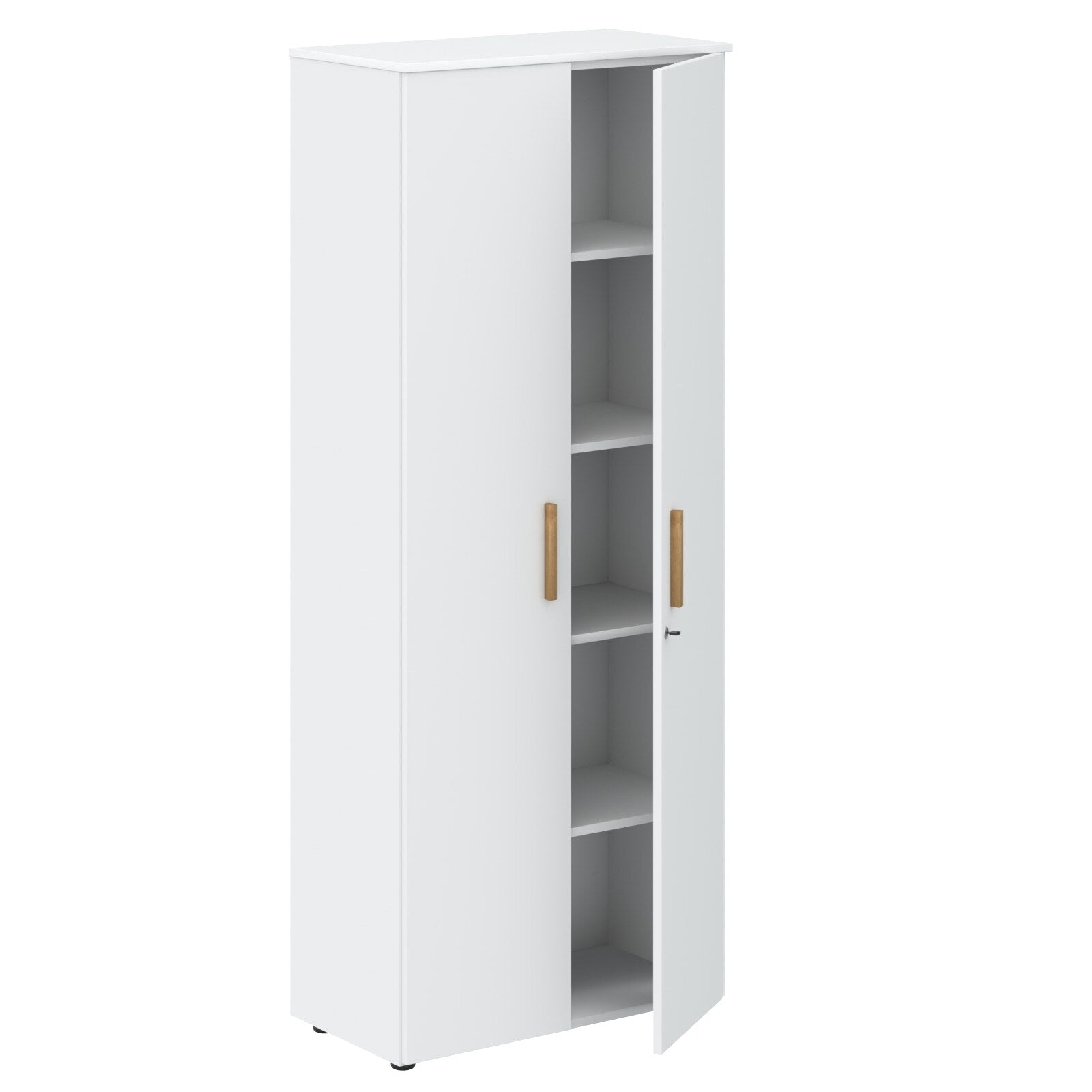 EXECUTIVE FULL HEIGHT CABINET, MADE IN E1 LAMINATE CHIPBOARD, WITH WOODEN SWING DOORS by Treejar | Souqify