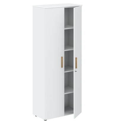 EXECUTIVE FULL HEIGHT CABINET, MADE IN E1 LAMINATE CHIPBOARD, WITH WOODEN SWING DOORS by Treejar | Souqify