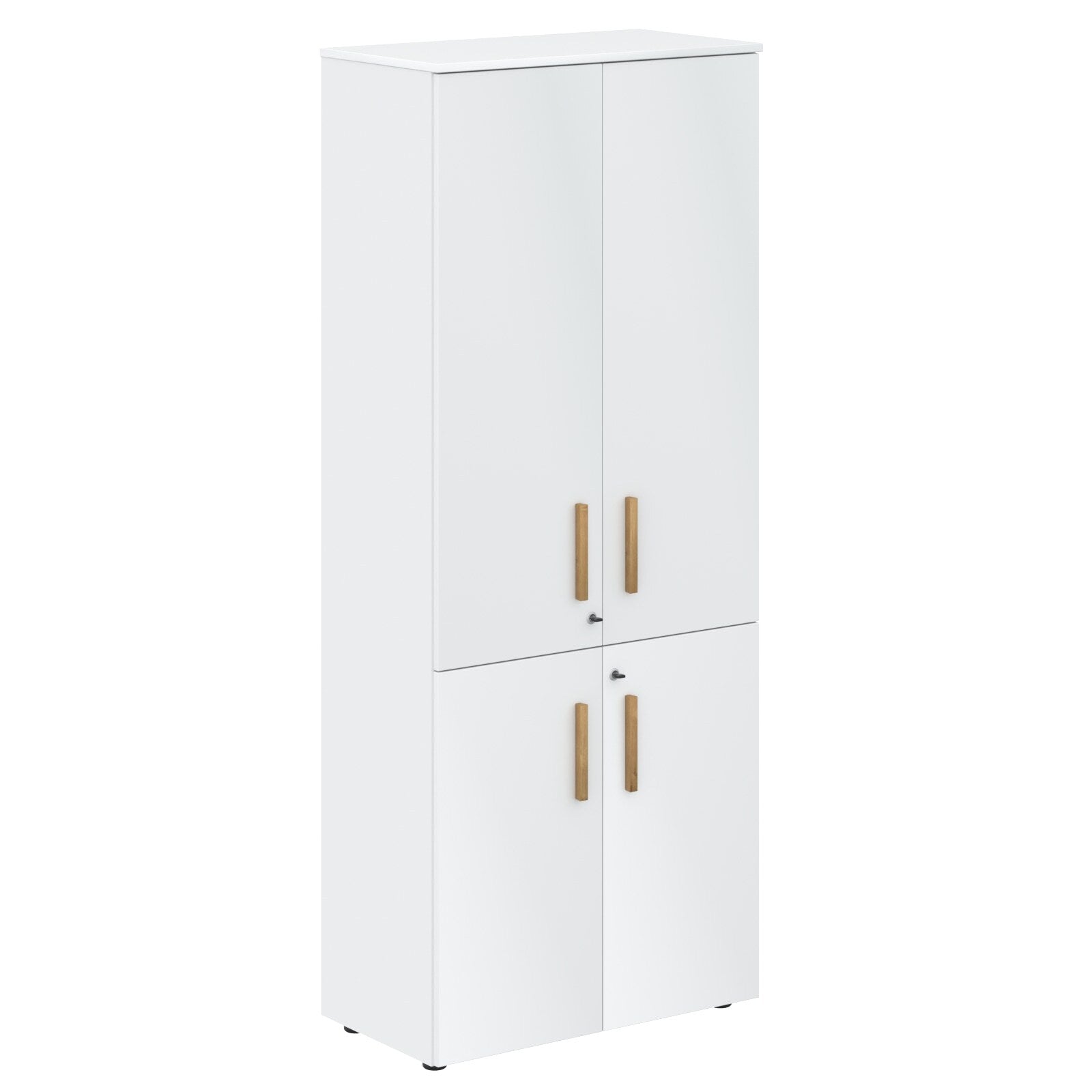 EXECUTIVE FULL HEIGHT CABINET, MADE IN E1 LAMINATE CHIPBOARD, WITH WOODEN SWING DOORS by Treejar | Souqify
