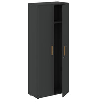 EXECUTIVE FULL HEIGHT WARDROBE, MADE IN E1 LAMINATE CHIPBOARD, WITH WOODEN SWING DOORS by Treejar | Souqify