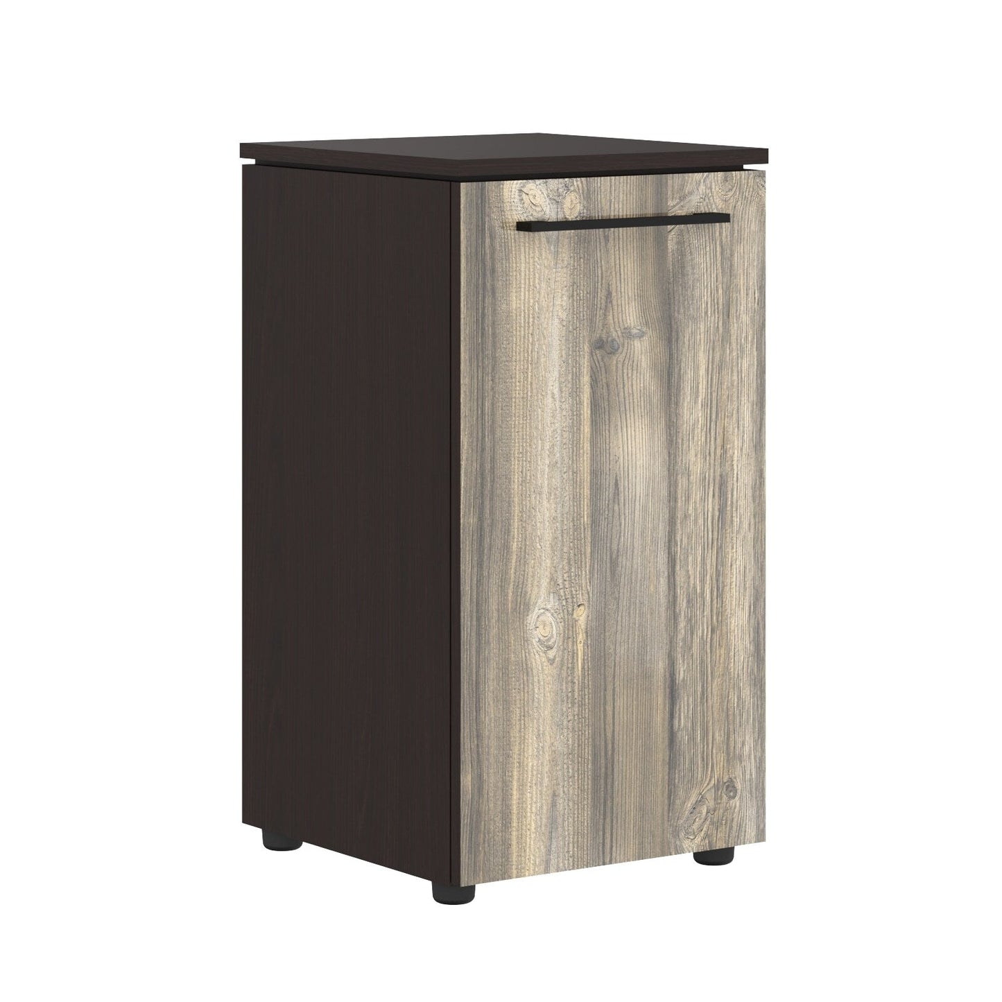 EXECUTIVE LOW HEIGHT CABINET, MADE IN E1 LAMINATE CHIPBOARD, WITH WOODEN SWING DOOR by Treejar | Souqify