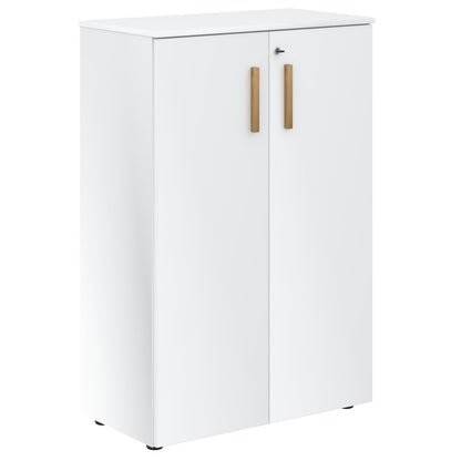 EXECUTIVE LOW HEIGHT CABINET, MADE IN E1 LAMINATE CHIPBOARD, WITH WOODEN SWING DOORS by Treejar | Souqify
