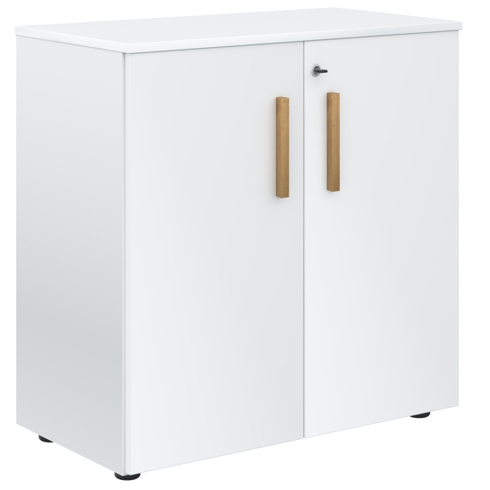 EXECUTIVE LOW HEIGHT CABINET, MADE IN E1 LAMINATE CHIPBOARD, WITH WOODEN SWING DOORS by Treejar | Souqify